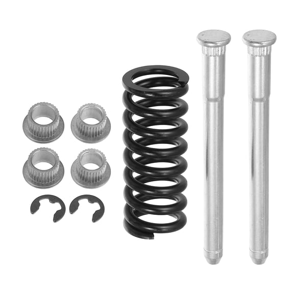 Unique Bargains 1 Set Door Hinge Pin and Spring with Bushing Repair/Rebuild Kit No.93356553/15562609/15653790