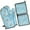 Corgi Footprint, variant on Cute Cartoon Corgi Kitchen Oven Mitt and Pot Holder Sets 2 Pcs for Baking, Cooking and Grilling, Heat Resistant Up To 392 °F