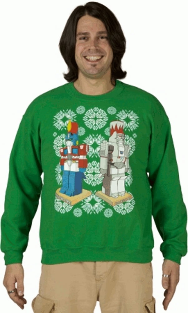 transformers christmas sweater