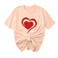 thumbnail image 1 of Camisetas de Manga Corta para Mujeres, Camiseta de Cuello Redondo Impresa de Moda, Primavera Y Verano Casual, 1 of 8