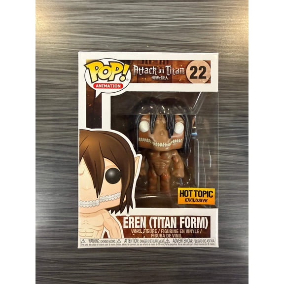 Collectible Funko POP! Animation: Attack On Titan - Eren [Titan Form][3 Languages] (Hot Topic)(Damaged Box) #22