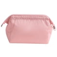 thumbnail image 1 of Bolsa de maquillaje de viaje, pequeñas bolsas de cosméticos para mujeres, bolsa de cosméticos portátil, organizador de almacenamiento, polvo superficial, 1 of 6