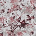 thumbnail image 2 of PowerSellerUSA 2-Pack Window Curtain Panels Set, 50W x 63L Inches Blackout Semi-Sheer Floral Panels with Grommet Design, Modern Elegant Style Long Curtains Window Privacy, Light Pink, 2 of 2
