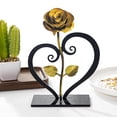 thumbnail image 3 of Flor creativa Baoblaze con adorno Soporte en corazón amarillo, 3 of 8