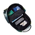 thumbnail image 2 of KLL Abstract Brushstrokes Green Blue Print Casual Backpack for Men Women,Travel Casual Backpack Outdoor Activities Bag Daypack for Travel Hiking Shopping Daily, 2 of 5