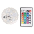 thumbnail image 2 of Luces LED sumergibles IP68 impermeables 10 LED 16 efectos de iluminación Foco con pilas con control remoto, 2 of 8