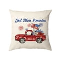 thumbnail image 2 of 4th of July PALIFEUR Pillow Covers, Patriots Pillow Cover 18 x 18 Inch, Indeoendence Day Throw Pillow Covers for Sofa Bedroom Coffice, Gnome Decorative Pillow Case, 2 of 6