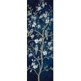 thumbnail image 2 of Nan 13x32 Gold Ornate Wood Framed with Double Matting Museum Art Print Titled - Indigo Spring I, 2 of 4