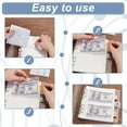 thumbnail image 3 of Envelopes Money Saving Challenge 25 Sheets Replaceable Cash Envelopes Loose Leaf Pocket Binder Books with Digital Label Sticker for Budgeting Planner Saving Money Silver, 3 of 7