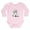 Petal Pink, variant on CafePress - Smiling Doodle Puppy Long Sleeve Infant Bodysuit - Long Sleeve Cotton Baby Bodysuit