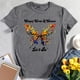 thumbnail image 2 of Butterfly Whisper Words Of Wisdom Let It Be Camiseta-Gris oscuro-S Ndcxsfigh Para estrenar, 2 of 2