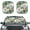 Bohemian Flower Butterfly Green, variant on Kuiaobaty Auto Windshield Sun Shade Marble Texture Blue Pattern Easy to Install UV Rays Sun Visor Protector Covers Car Decoration 2 Pack Fit Most Sedans SUVs Trucks