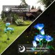 thumbnail image 4 of FloreceBien Luces solares de estaca para jardín, luces de flores de rosas, luces LED solares con 5 rosas, impermeables para jardín, patio, decoración navideña, 4 of 8