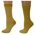 thumbnail image 3 of Sierra Socks Women's Cotton Outdoor Hiking Socks , Trail Running, and Casual Wear, Durable and Comfortable Socks, 2 Pair Pack, 3 of 11