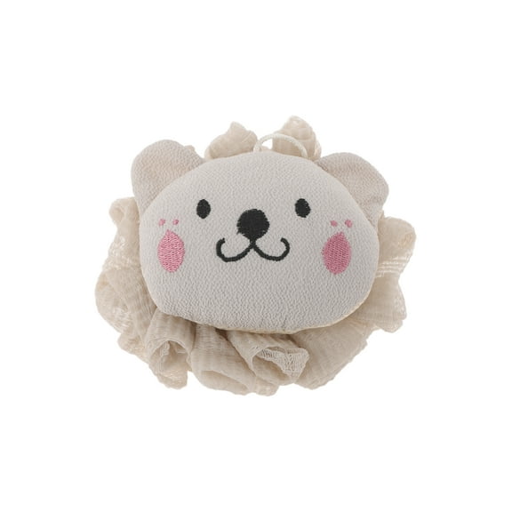 1 Pc Cartoon Bath Sponge Body Scrubber for Bathroom Beige