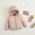 thumbnail image 3 of Xinhuaya 2-9T Child Boy Girl Puffer Jacket Kid Toddlers Lightweight Snowsuit OutWear Hooded Water-Resistant Coat, 3 of 6