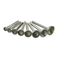 thumbnail image 4 of Juego de 8 brocas de amolar de 10-25 mm, vástago de 0,24", para herramientas rotativas, pulido de vidrio y fabricación de joyas., 4 of 8