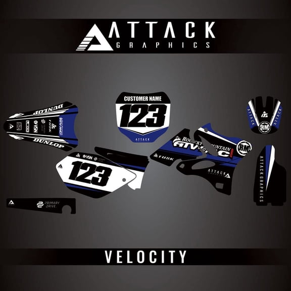 Attack Graphics Custom Velocity Complete Bike Graphics Kit