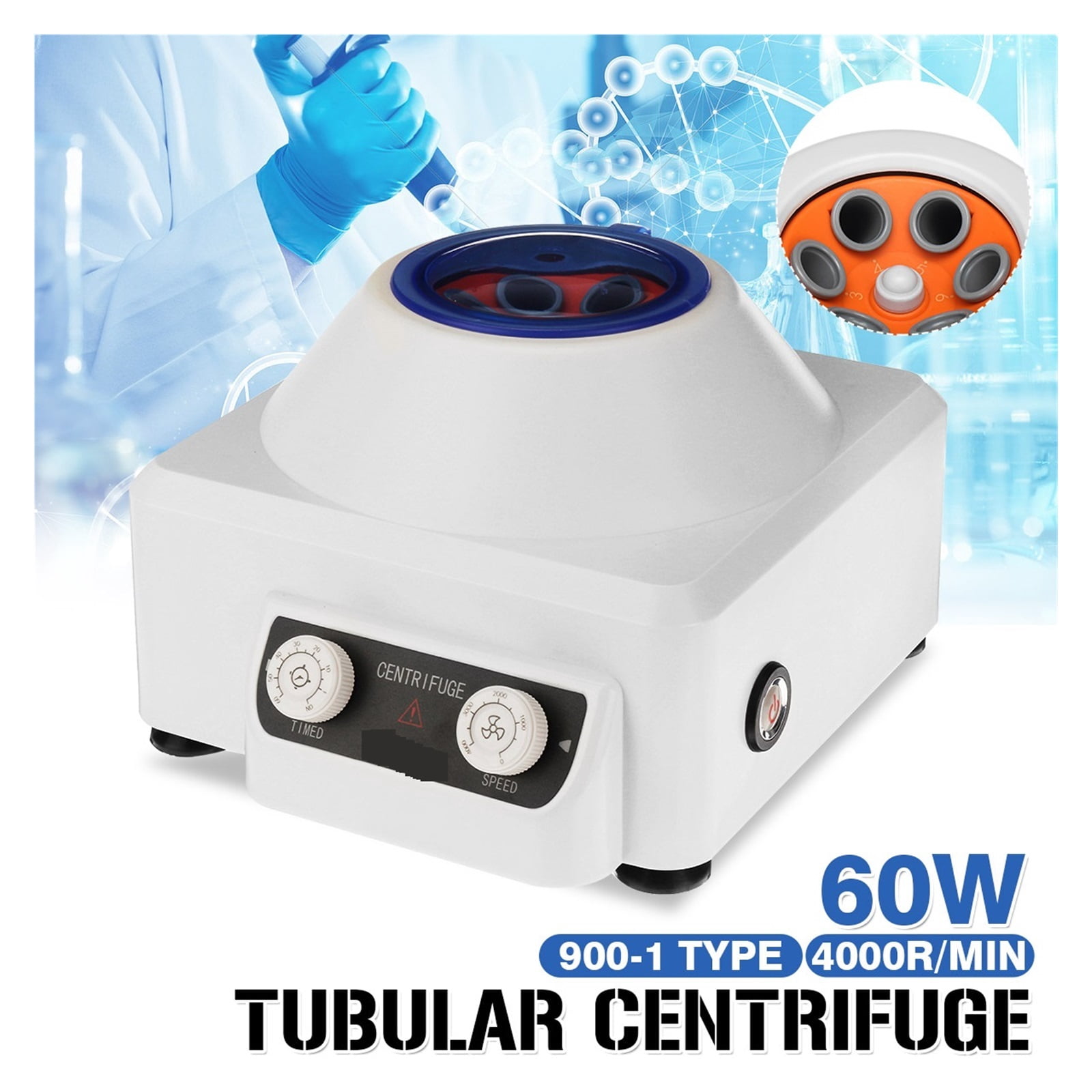 60W 4000rpm Centrifuge Lower-Speed Desktop Timing Laboratory Centrifugal Machine Lab Supplies PRP Serum Isolate
--------
,Strong Power