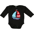thumbnail image 3 of Inktastic Sailing Boat, Sailor, Sailing, Sails, Boat, Ship Boys Long Sleeve Baby Bodysuit, 3 of 5