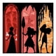 thumbnail image 1 of Cuadros Decorativos Kits de pintura de diamante 5D DIY taladro redondo completo silueta de princesa artesanía (NH2395) Likrtyny embutido en tela, 1 of 8