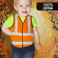 thumbnail image 3 of Halloween Road Worker Construction Vest Costume All Over Toddler T Shirt Multi 2T, 3 of 7