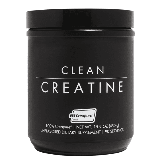 CLEAN Creatine - 100% Creapure® Creatine Monohydrate Powder for Muscle Growth | 450 Grams - 90 Servings | Unflavored | Vegan, Keto, Gluten-Free, and Easy to Mix