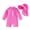 00-Hot Pink1083, variant on Tiijoy Boys Striped Zipper Long Sleeve Rashguard 1-Piece Swimsuit & Hat, Sizes 0-24 Months