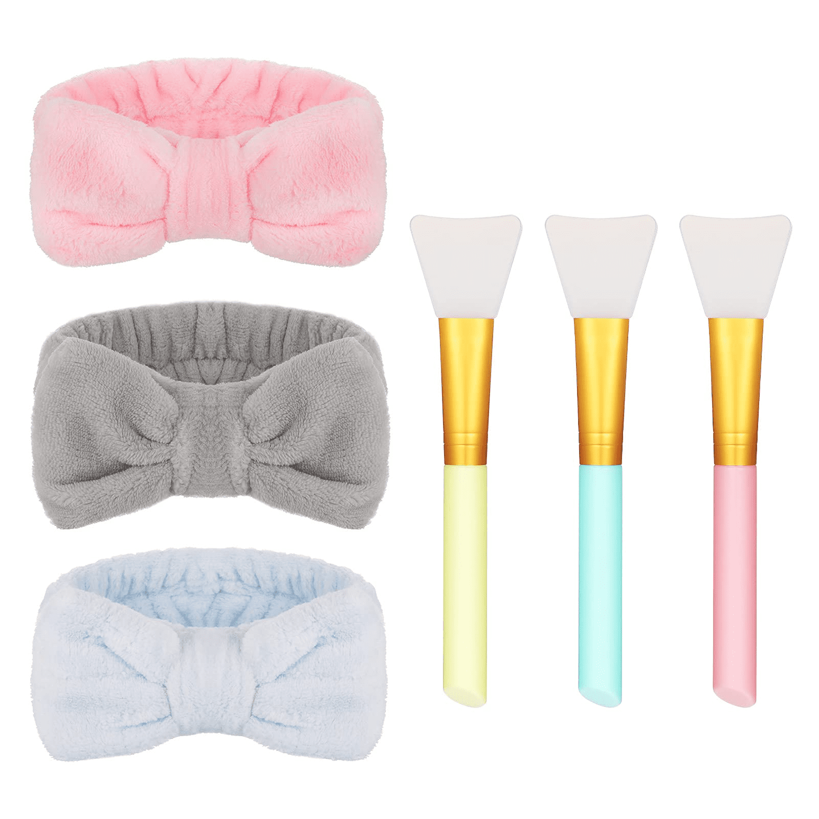 Springcorner 3Pcs Facial Headband, Makeup Headband Skin Care Head Band