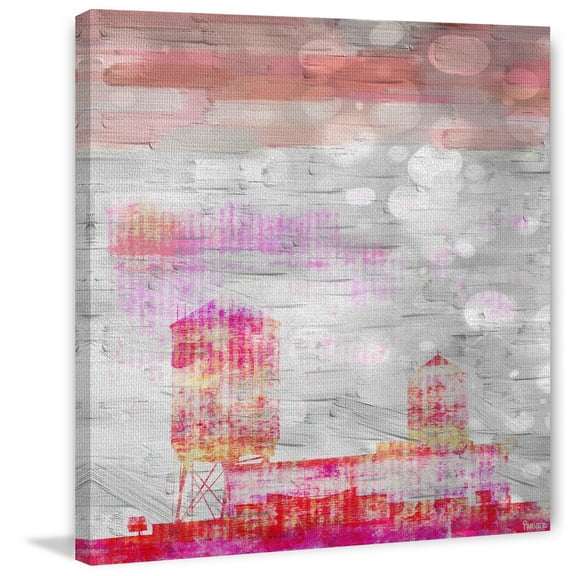 Parvez Taj "Silos in Color" Print on Canvas