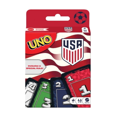 UNO US Men's National Team Card Game for Kids & Family Night