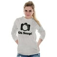 thumbnail image 4 of Oh Snap Camera Snapshot Cute Hobby Plus Size Long Sleeve Graphic Tee Shirt Brisco Brands 2X, 4 of 5