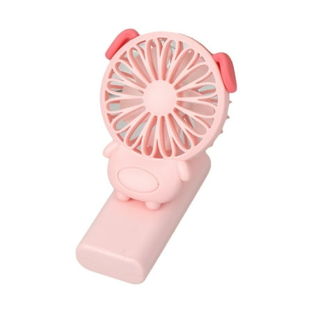 

Decor Store Mini Portable Cute Pig Bear Rabbit USB Rechargeable Handheld Clip on Cooling Fan