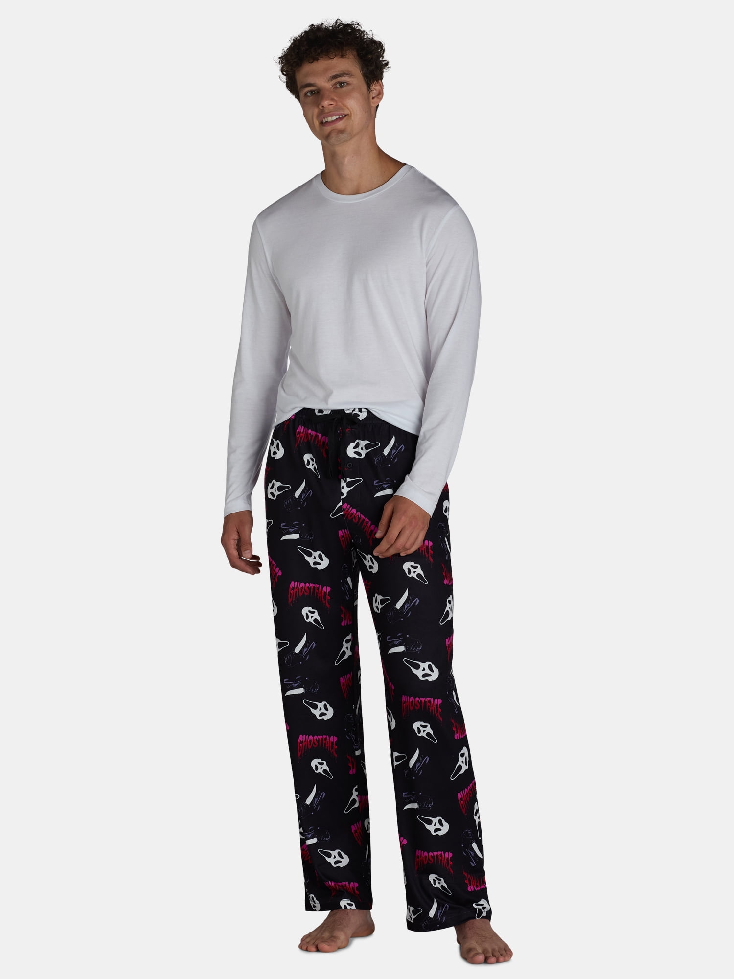 Scream Ghostface Men's Pajamas Sleep Pants, Sizes S-3XL