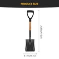 thumbnail image 2 of BRIGHTFUFU 1Pack Snow Clearing Tools Wood Handle Design Black for Friends, 2 of 6