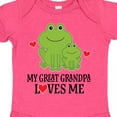 thumbnail image 4 of Inktastic My Great Grandpa Loves Me Boys Boys Baby Bodysuit, 4 of 5