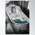thumbnail image 2 of Birdy Bath Poster Wall Art, Modern Wall Decor For Living Room Bedroom, 24x36 UNFRAMED, 2 of 3