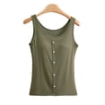 thumbnail image 5 of Shrysg Women’s Summer V Neck Sleeveless Tank Top - Comfortable Breathable Polyester Casual Wear - Perfect for Daily Activities, 5 of 7