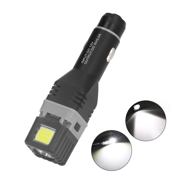 Linterna pequeña XPG COB Linterna brillante Antorcha recargable para automóvil Linterna de mano ajustable para acampar Senderismo de emergencia al aire libre Linternas diarias ANGGREK Otros