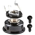 thumbnail image 5 of unbranded  Guitar Jack Socket Key Chain Rings Electric Instruments Acoustic Black, 5 of 8