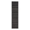 thumbnail image 2 of Unique Loom Outdoor Trellis Textured Collection Area Rug - Osage (2' x 8' Runner Charcoal), 2 of 6