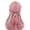pink, variant on Men Women Long Mesh Turban Hat Wigs Breathable Biker Headwrap Chemo Cap Long Tail Pirate Hat Men Headdress