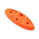 thumbnail image 1 of Cornamusas plegables de nailon para barco, repuestos portátiles, fácil instalación, accesorio para barco Naranja, 1 of 8
