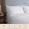 thumbnail image 4 of FABDREAMS Organic Linen Queen Sheet Set | Linen Sheets | Linen Sheets Queen | Cooling Sheet Set | 1 Fitted Sheet Queen Size, 1 Flat Sheet, 2 Pillowcase | Organic Sheets Queen | White, 4 of 7
