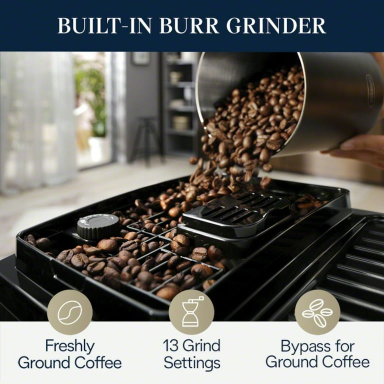 De'Longhi Magnifica エスプレッソマシン ブラック De'Longhi Magnifica Start Automatic Espresso Machine with