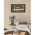 thumbnail image 3 of DECORARTS - The Last Supper by Leonardo Da Vinci Giclee Reproducation, Giclee Prints Acid Free Cotton Canvas with Matching Black Gold Solid Wooden Frame. Total Framed Size: 27" W x 15" H, 3 of 6