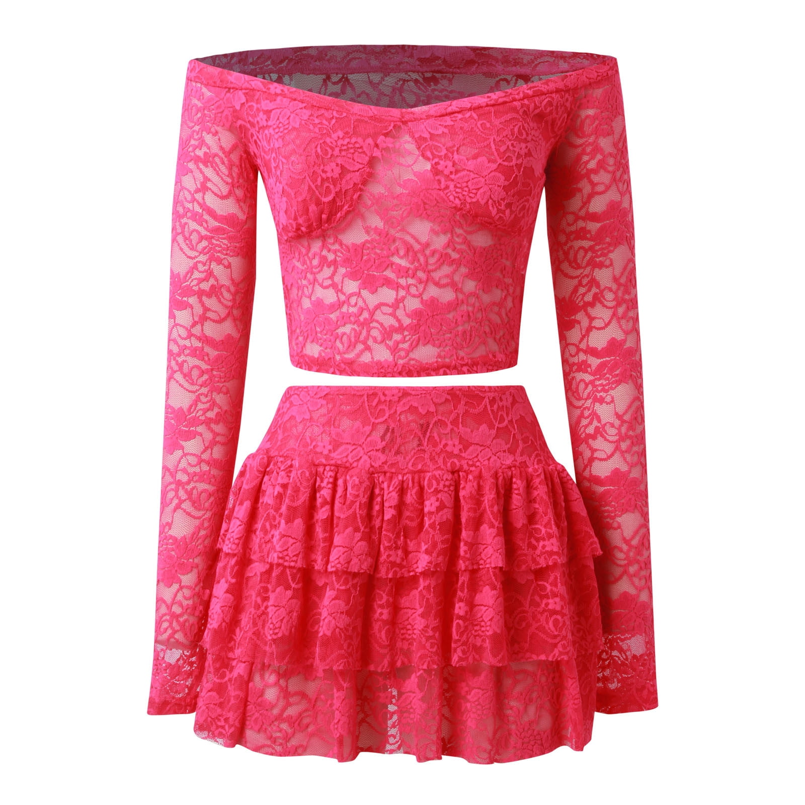 Lure you in】SKIRT & LACE TOPS Lure you in】SKIRT & LACE TOPS
