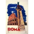 thumbnail image 2 of Vintage Apple Collection 11x14 White Modern Wood Framed Museum Art Print Titled - Roma, 2 of 4