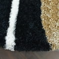 thumbnail image 5 of Rugsotic Carpets Hand Tufted Shag Polyester Eco-Friendly Area Rugs - 6'x6', Round, Black, Plain Solid Design, High Pile Handmade Anti Skid Rugs for Living Room, Bed Room K00002, 5 of 6