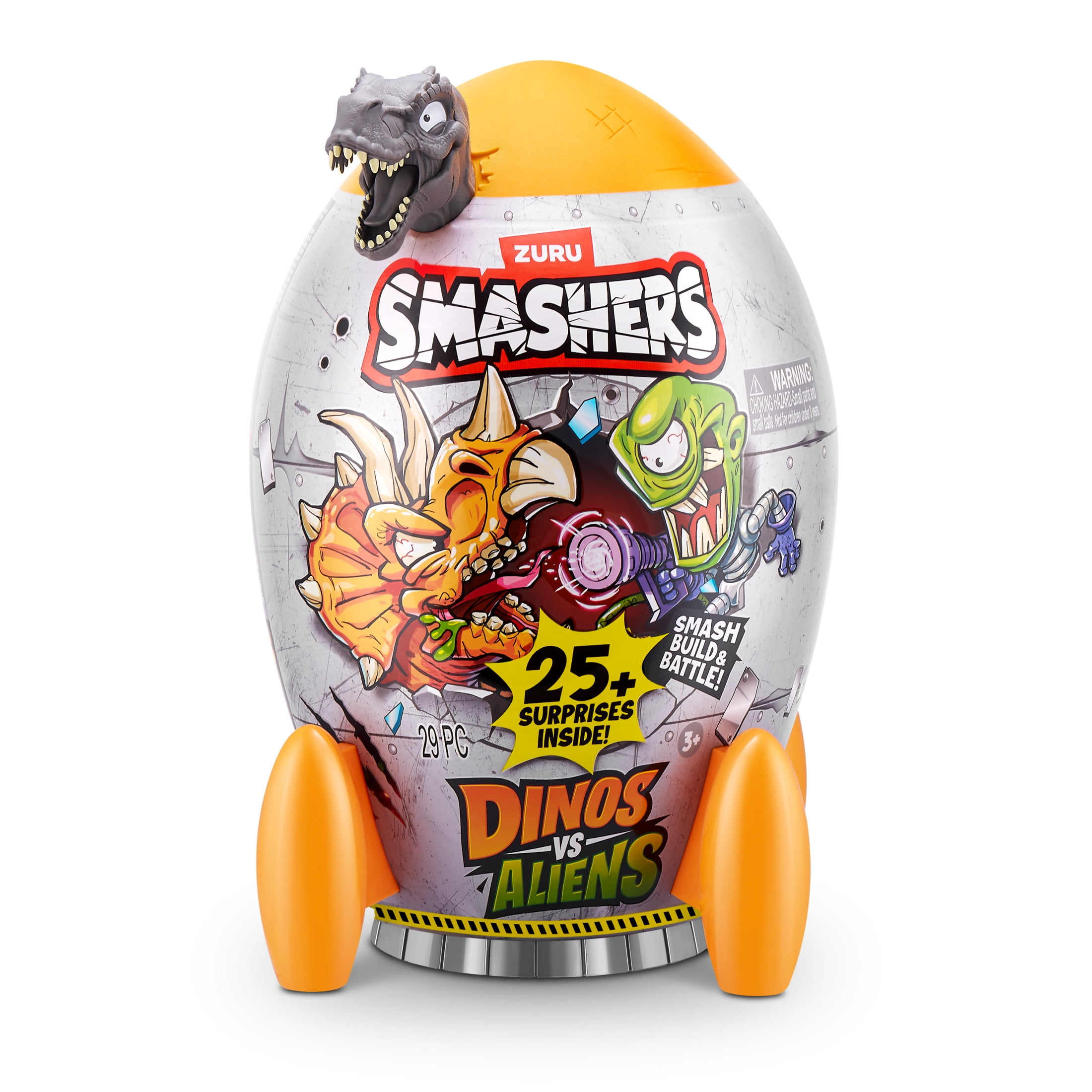 Smashers Dino vs Aliens (Assorted) Collectible Novelty and Gag Toy by ZURU